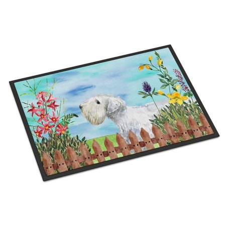 MICASA Sealyham Terrier Spring Indoor or Outdoor Mat 18 x 27 in. MI757881